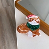 Christmas Themed Cat Acetate Claw Hair Clips PW-WGC7E55-02-1