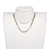 Brass Cobs Chains Necklaces X-NJEW-JN02637-4