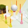 12Pcs Two-tone Plastic Golf Double Tees AJEW-CA0001-62-4