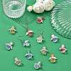 30Pcs Glass Pendants FIND-CJ0003-36-6