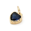 Brass Micro Pave Cubic Zirconia Pendants KK-H204-01KCG-01-2