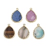 Natural Mixed Stone Pendants G-K347-08G-1