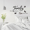 Rectangle with Word PVC Wall Stickers DIY-WH0228-126-3