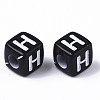 Opaque Acrylic Beads X-SACR-N002-01H-3
