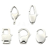 10Pcs 5 Styles 304 Stainless Steel Lobster Claw Clasps STAS-CJ0003-24-1