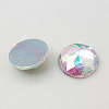 Imitation Taiwan Acrylic Rhinestone Flat Back Cabochons GACR-D003-10mm-17-1