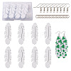 DIY Dangle Earring Making Kits DIY-TA0008-21P-1