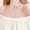 1pc 304 Stainless Steel Letter Pendant Necklaces NJEW-LP0001-38D-G-4