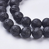 Natural Lava Rock Beads Strands G-J346-37-10mm-3