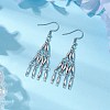 Non-Tarnish 304 Stainless Steel Link Bar Dangle Earrings EJEW-JE05964-02-2