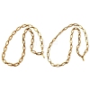 2Pcs 2 Styles 304 Stainless Steel Cross Link Chain Necklaces for Couple NJEW-JN05433-2