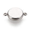 Tarnish Resistant 304 Stainless Steel Links Connectors Settings LS-X-STAS-K202-02D-P-2