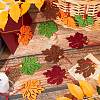 Autumn DIY Maple Leaf Tree Felt Hanging Ornaments DIY-WH0407-04-6