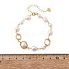 Pearl Beaded Bracelets BJEW-P350-02G-5