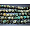 Natural African Turquoise(Jasper) Beads Strands X-TURQ-G037-12mm-1