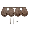 4-Slot Wood Jewelry Display Stands ODIS-A014-01A-3