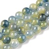 Dyed Natural White Jade Beads Strands G-T138-10mm-210-18-4