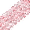 Transparent Glass Beads Strands X-GLAA-T023-10mm-A08-1