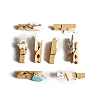 Easter Rabbit Wooden Spring Clips EAER-PW0001-156-3