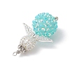 Glass Seed Beads Alloy Pendants PALLOY-MZ00283-5