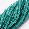 Dyed Natural Malaysia Jade Rondelle Beads Strands G-E316-2x4mm-29-1