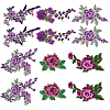 5 Styles Polyester Clothing Patches PATC-HY0001-94-1