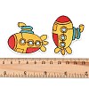 Polyester & Rayon Computerized Embroidery Cloth Iron on Sew on Patches PATC-L001-24-3