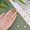 100Pcs 5 Styles Brass Snap on Bails FIND-PH0023-48-3