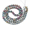 Electroplate Glass Beads Strands EGLA-S188-13-2