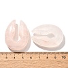 Natural Rose Quartz Ear Plugs Gauges G-I359-13A-02-3