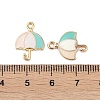 Alloy Enamel Pendants ENAM-R149-07B-G-3