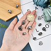 DICOSMETIC 50Pcs Skull Alloy European Beads FIND-DC0002-63-5