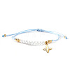 304 Stainless Steel Cross Charm Bracelets NZ8647-6-1