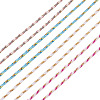 4 Rolls 4 Colors 4-Ply Polycotton Cord with Metallic Thread OCOR-TA0003-33C-3