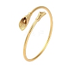 Brass Open Cuff Bangles for Women KK-S404-01G-1