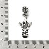 304 Stainless Steel Anchor Connector Charms STAS-Z147-06AS-3