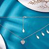 6Pcs 925 Sterling Silver Oval Charms STER-PH0002-48-5