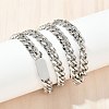 7MM 304 Stainless Steel Cuban Link Chain Necklaces for Women Men NJEW-Z093-03P-2
