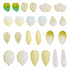11 Styles Transparent Spray Painted Glass Pendants GGLA-TA0002-11-2