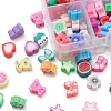 160Pcs 8 Style Handmade Polymer Clay Beads CLAY-YW0001-44-5