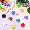 36Pcs 12 Colors Opaque Acrylic Beads SACR-CJ0001-84-5