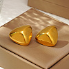 Elegant Stainless Steel Triangle Stud Earrings JZ8163-4