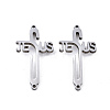 Tarnish Resistant 304 Stainless Steel Link Connectors STAS-T059-01P-1