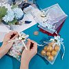 40Pcs 4 Colors 3D Flower Organza Drawstring Bags OP-BBC0001-06B-3