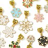 Christmas Alloy Enamel European Dangle Charms PALLOY-FS00013-3