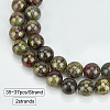 Natural Dragon Blood Jasper Beads Strands G-OC0001-18-10mm-3