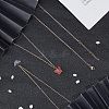 304 Stainless Steel Cable Chain Necklace STAS-UN0017-34G-A-3