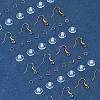 60Pcs Brass Earring Hooks DIY-FS0007-61-7