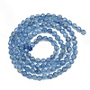 Natural Devil Blue Aquamarine Beads Strands GG-CBAF158-D01-05-3