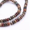 Natural Picasso Stone/Picasso Jasper Beads Strands G-G683-14-2x4mm-1